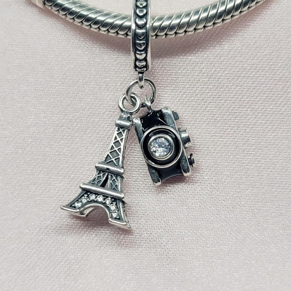 Charm for Bracelet S925 fit Pandora Bracelet Eiffel Tower
